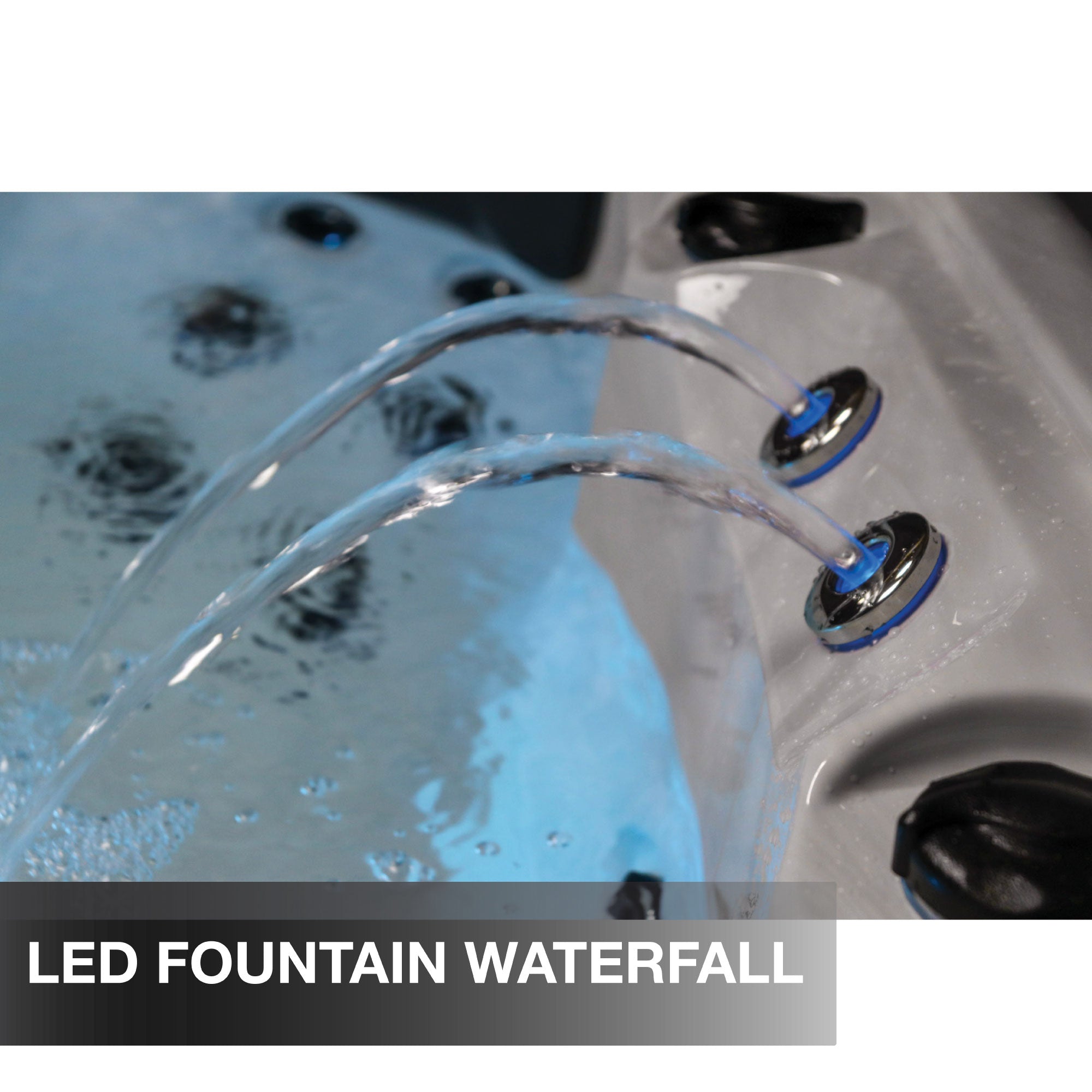 LYS5000 6-Person 34-Jet Hot Tub with Lounger