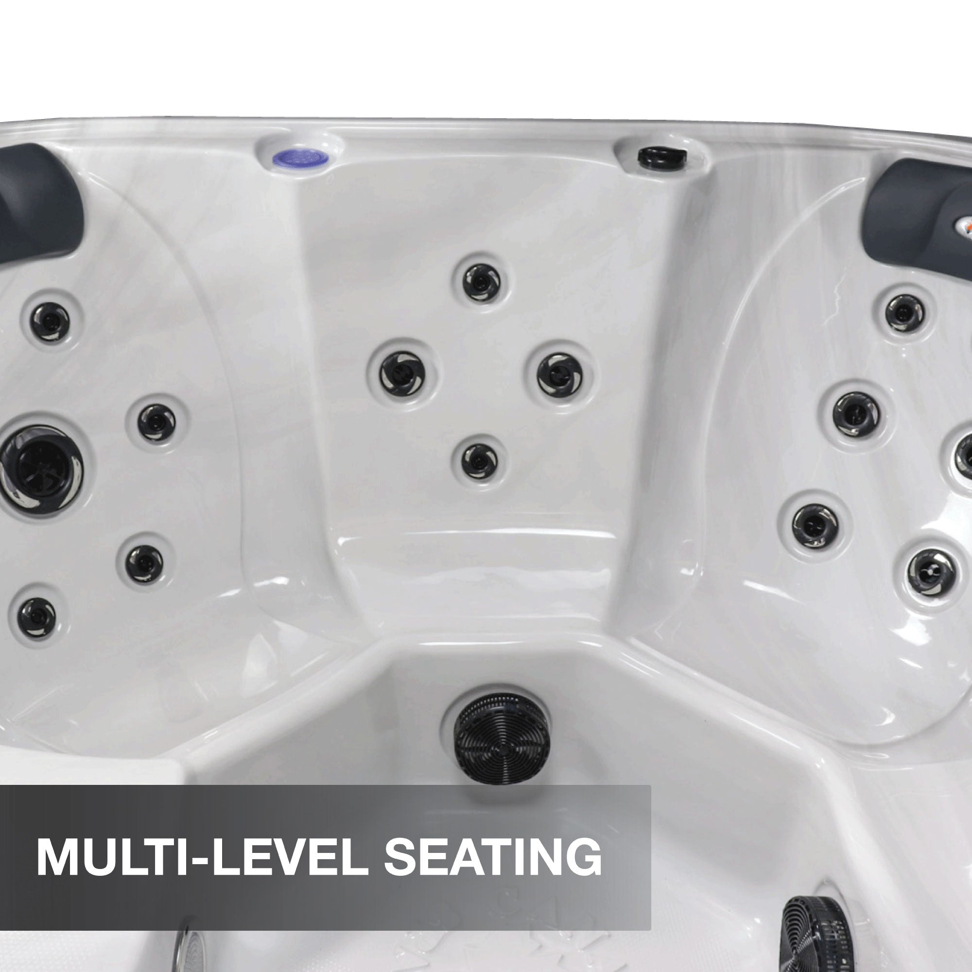 LYS5000 6-Person 34-Jet Hot Tub with Lounger