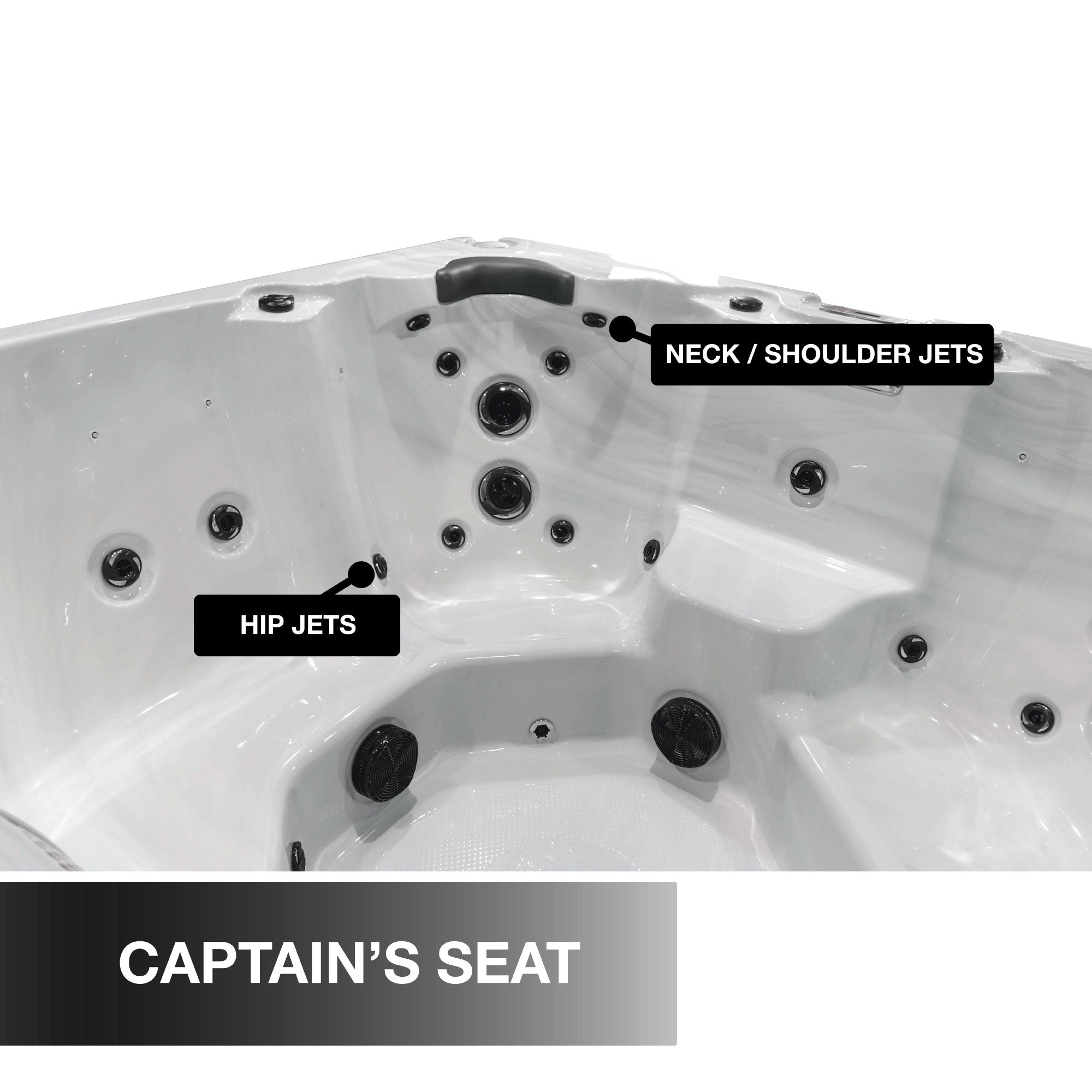 LYS7000 7-Person 46-Jet Hot Tub