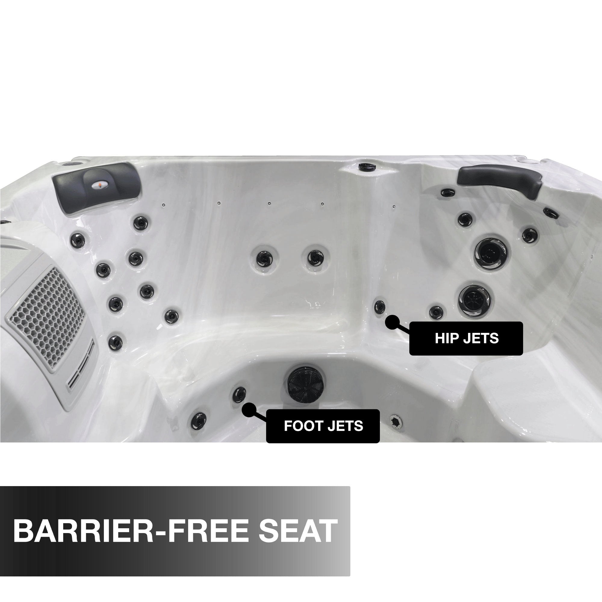 LYS7000 7-Person 46-Jet Hot Tub