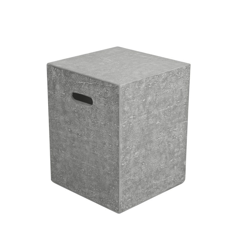 Square Propane Tank Cover in Light Gray