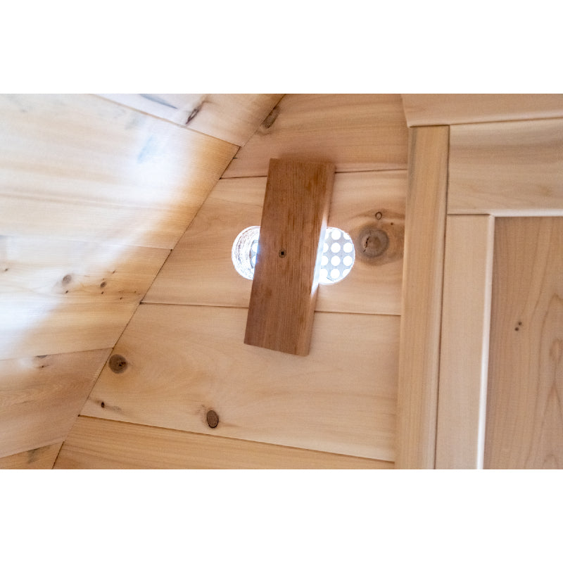 Canadian Timber MiniPOD Cedar 3-4 Person Traditional Outdoor Sauna