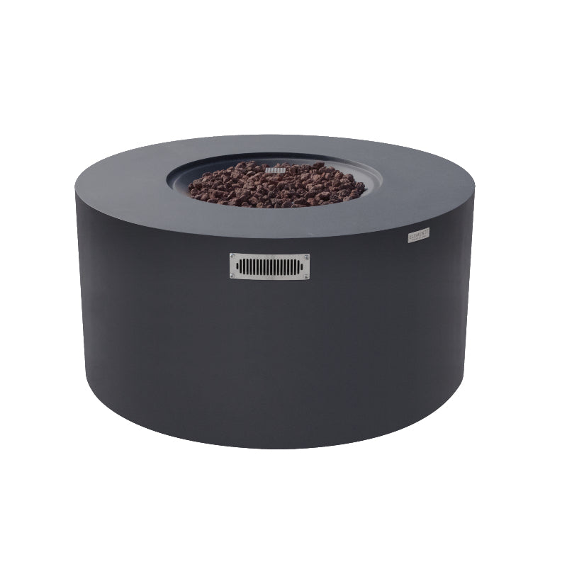 Pacaya Fire Table with Hidden Propane Tank in Dark Gray