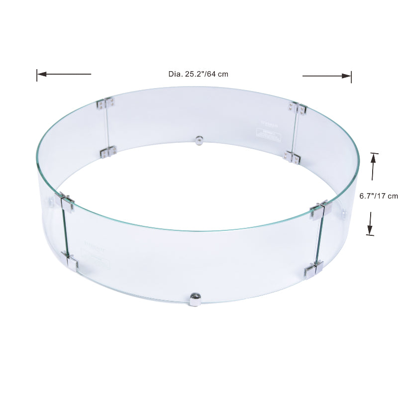 Wind Screen for Pacaya Propane Fire Table