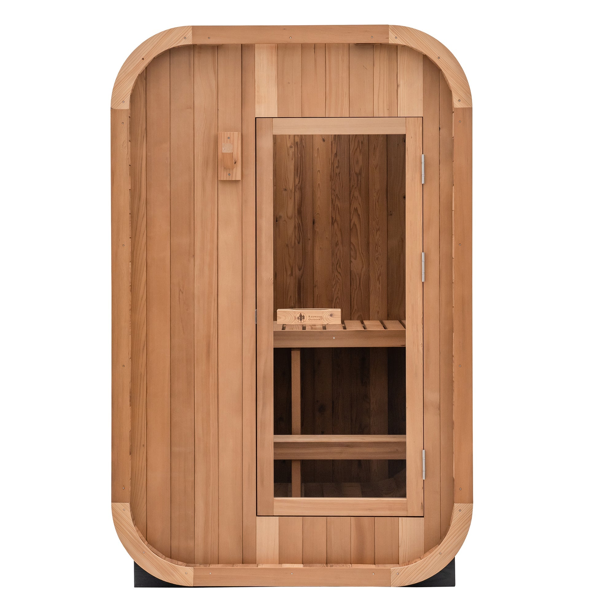 Duo Canadian Thermowood Outdoor Sauna (2-Person) with Harvia 8KW Heater