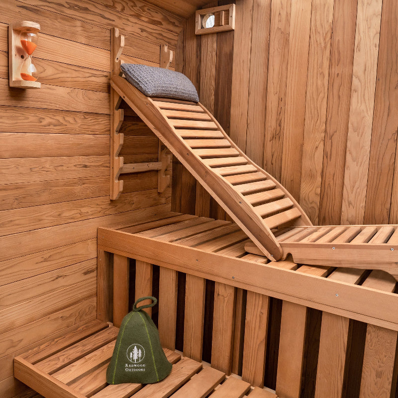 Summit Canadian Thermowood Outdoor Sauna (6-Person) with Harvia KIP 8kW Heater