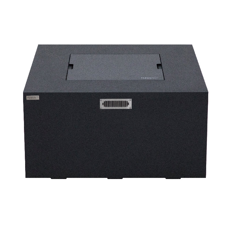 Stainless Steel Lid for Rocky Propane Fire Table in Dark Gray