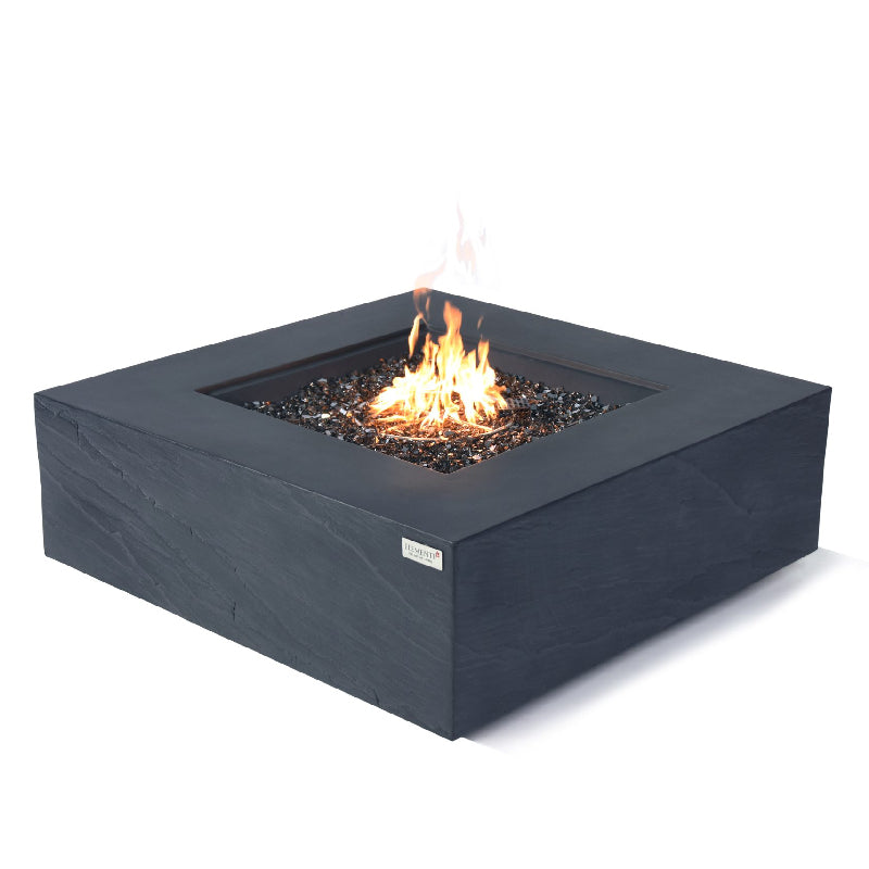 Roraima Propane Fire Table in Slate Black
