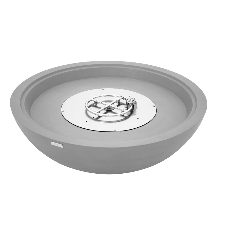 Rose Bowl Propane Fire Table in Light Gray