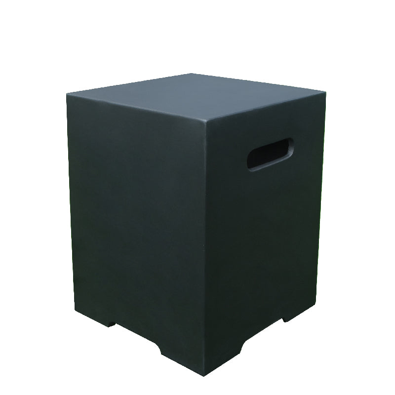 Square Propane Tank Cover in Black
