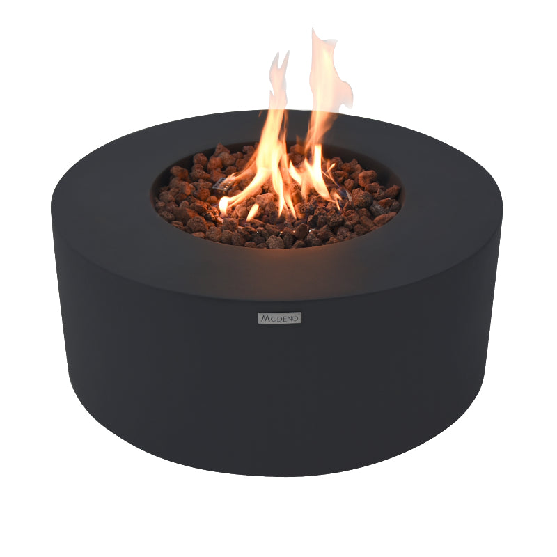 Venice Propane Fire Table in Dark Gray