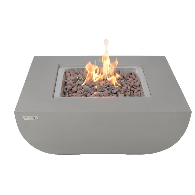 Westport Propane Fire Table in Light Gray
