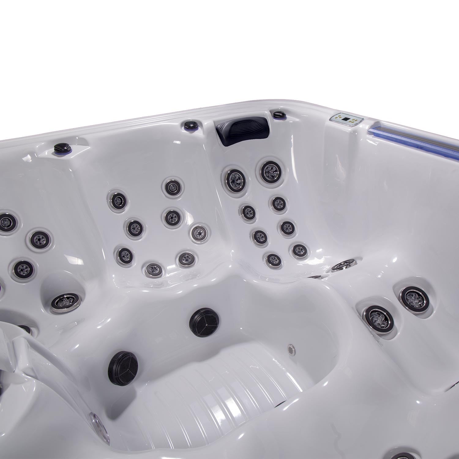 Hollywood 5-Person 51-Jet Square Hot Tub