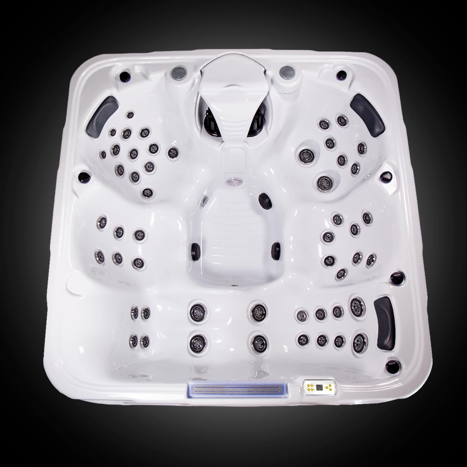 Hollywood 5-Person 51-Jet Square Hot Tub