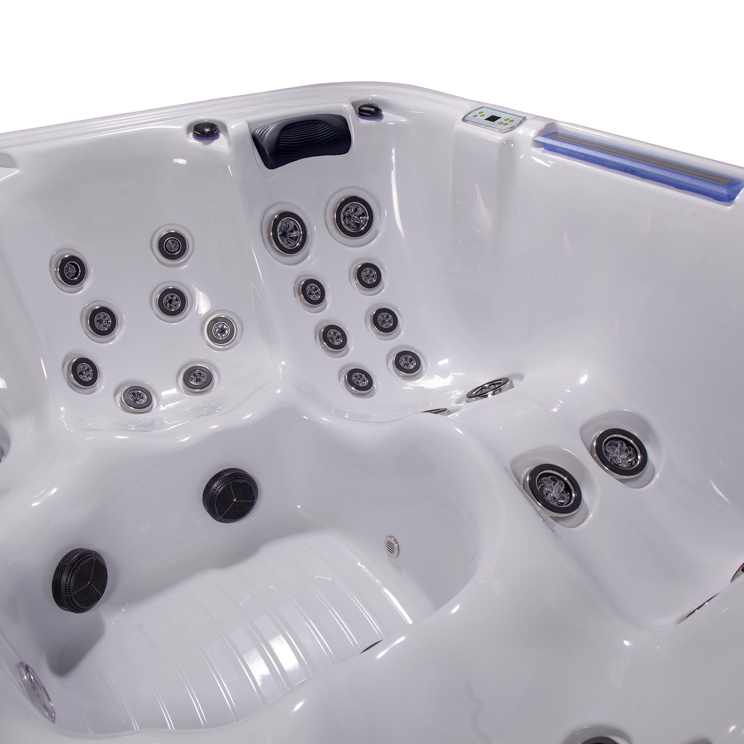 Hollywood 5-Person 51-Jet Square Hot Tub