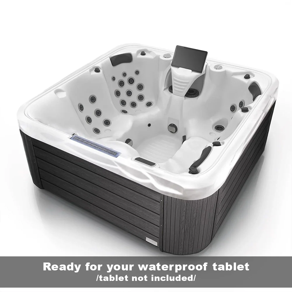 Hollywood 5-Person 51-Jet Square Hot Tub