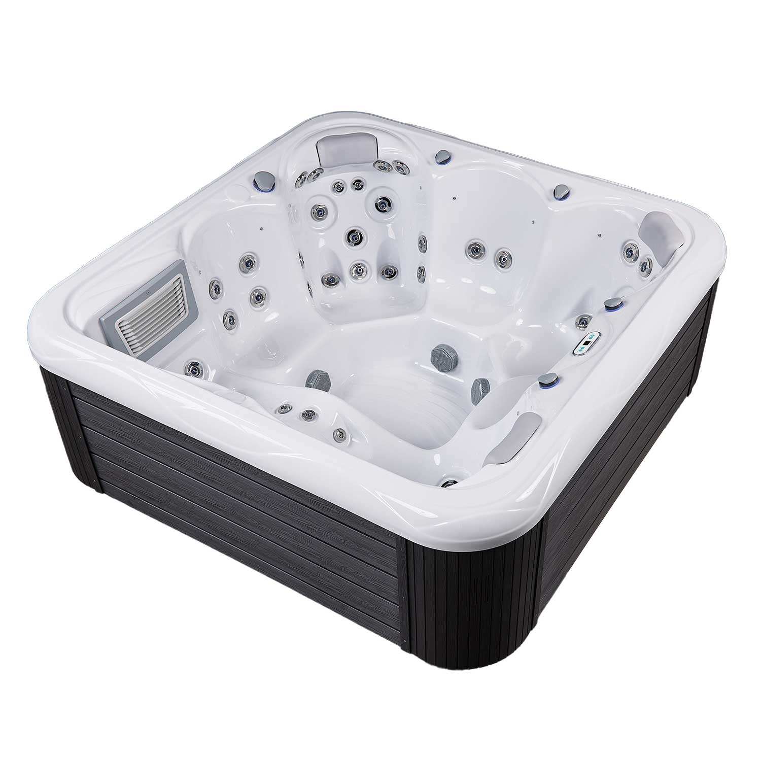 New York 6-Person 49-Jet Square Hot Tub