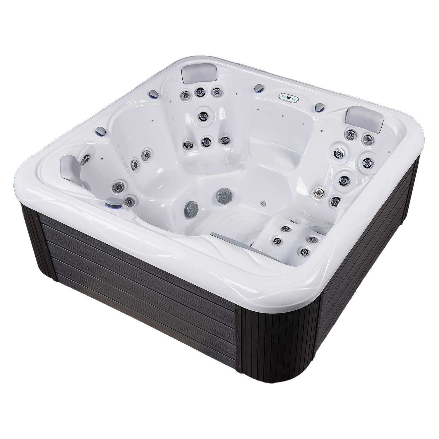 New York 6-Person 49-Jet Square Hot Tub